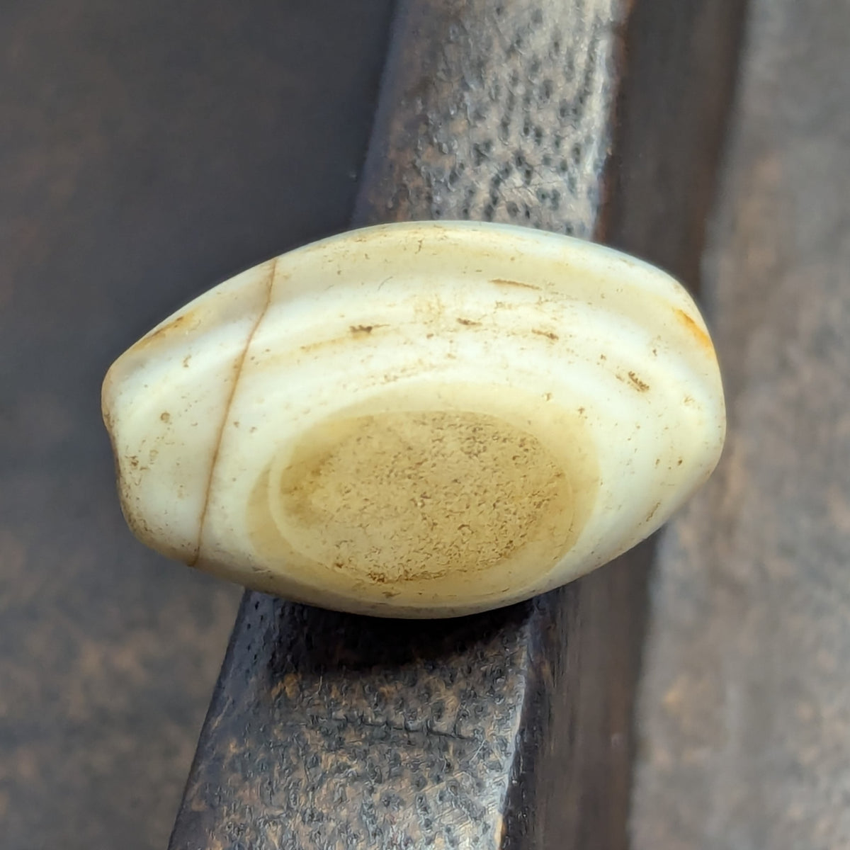 Antique Style African Natural Eye Vintage Agate Bead