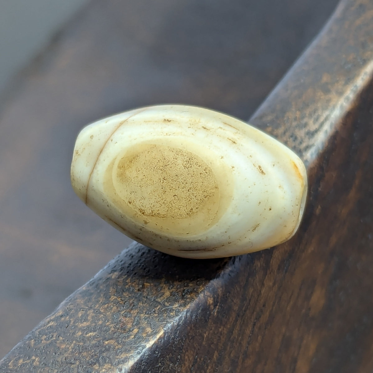 Antique Style African Natural Eye Vintage Agate Bead