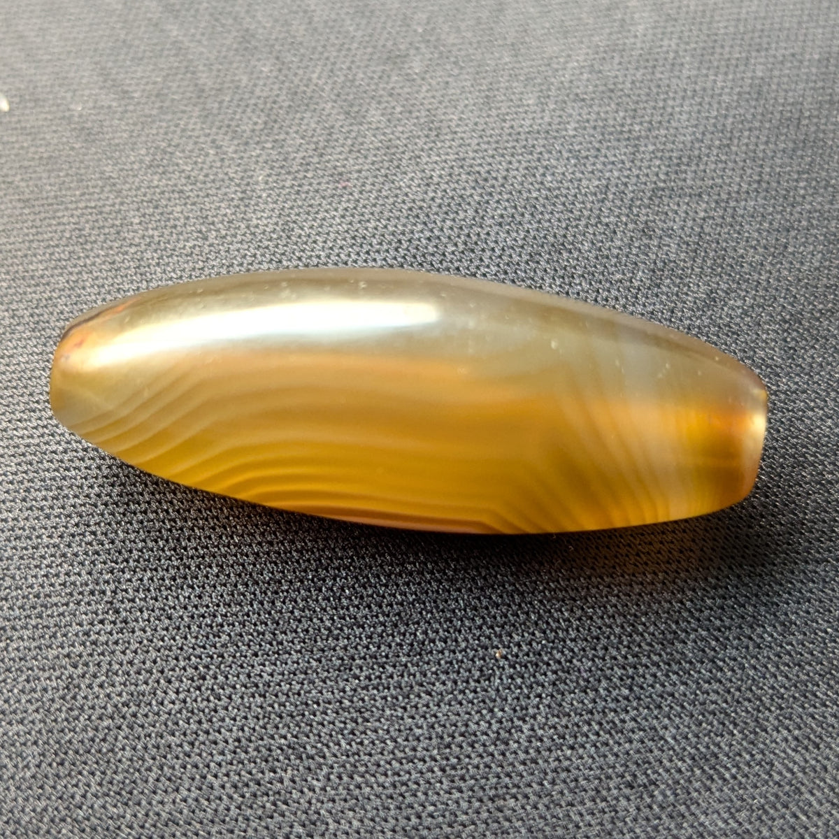 Vintage MiddleEastern Natural Eyes Yemeni Agate Bead