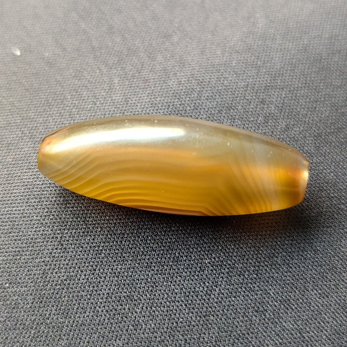 Vintage MiddleEastern Natural Eyes Yemeni Agate Bead
