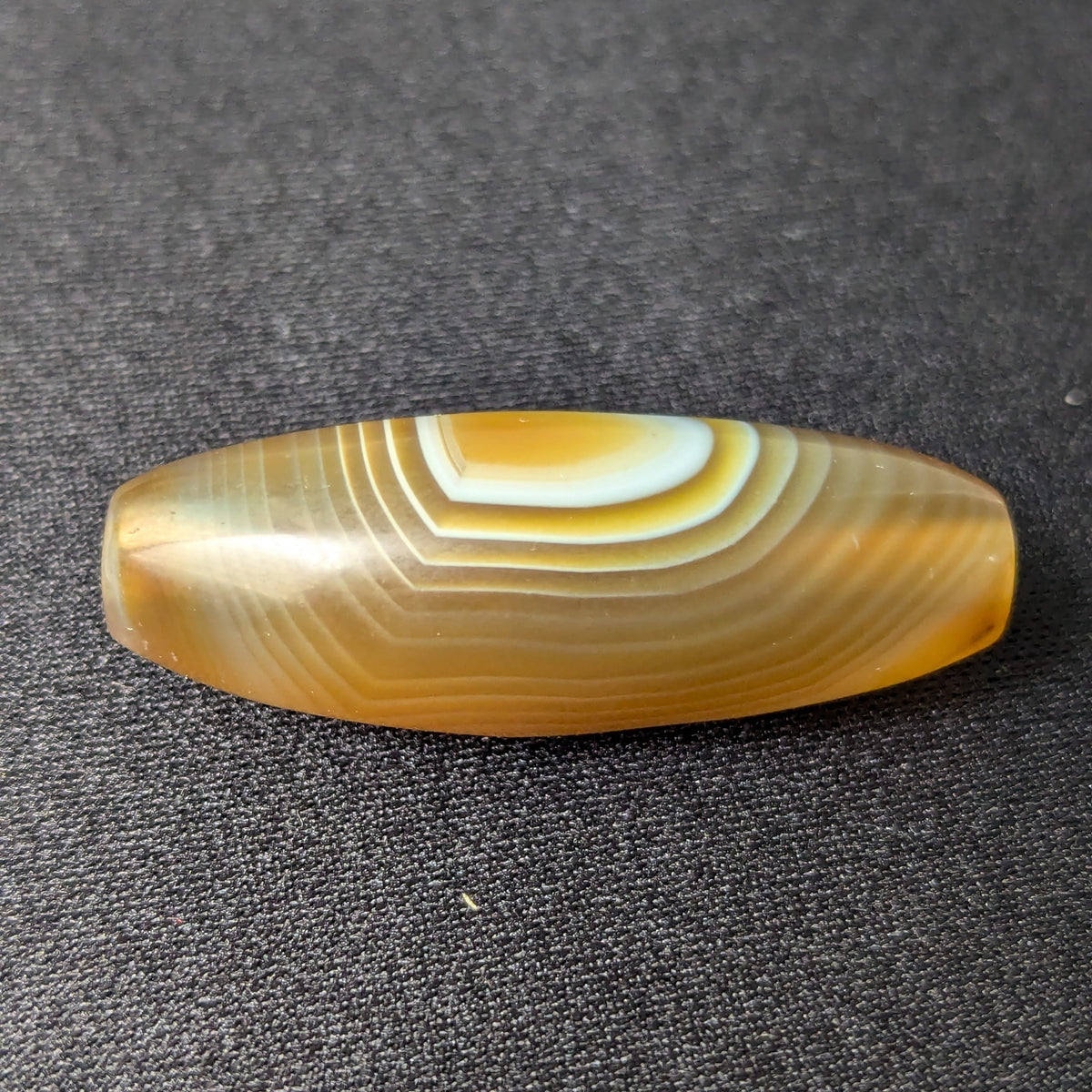 Vintage MiddleEastern Natural Eyes Yemeni Agate Bead