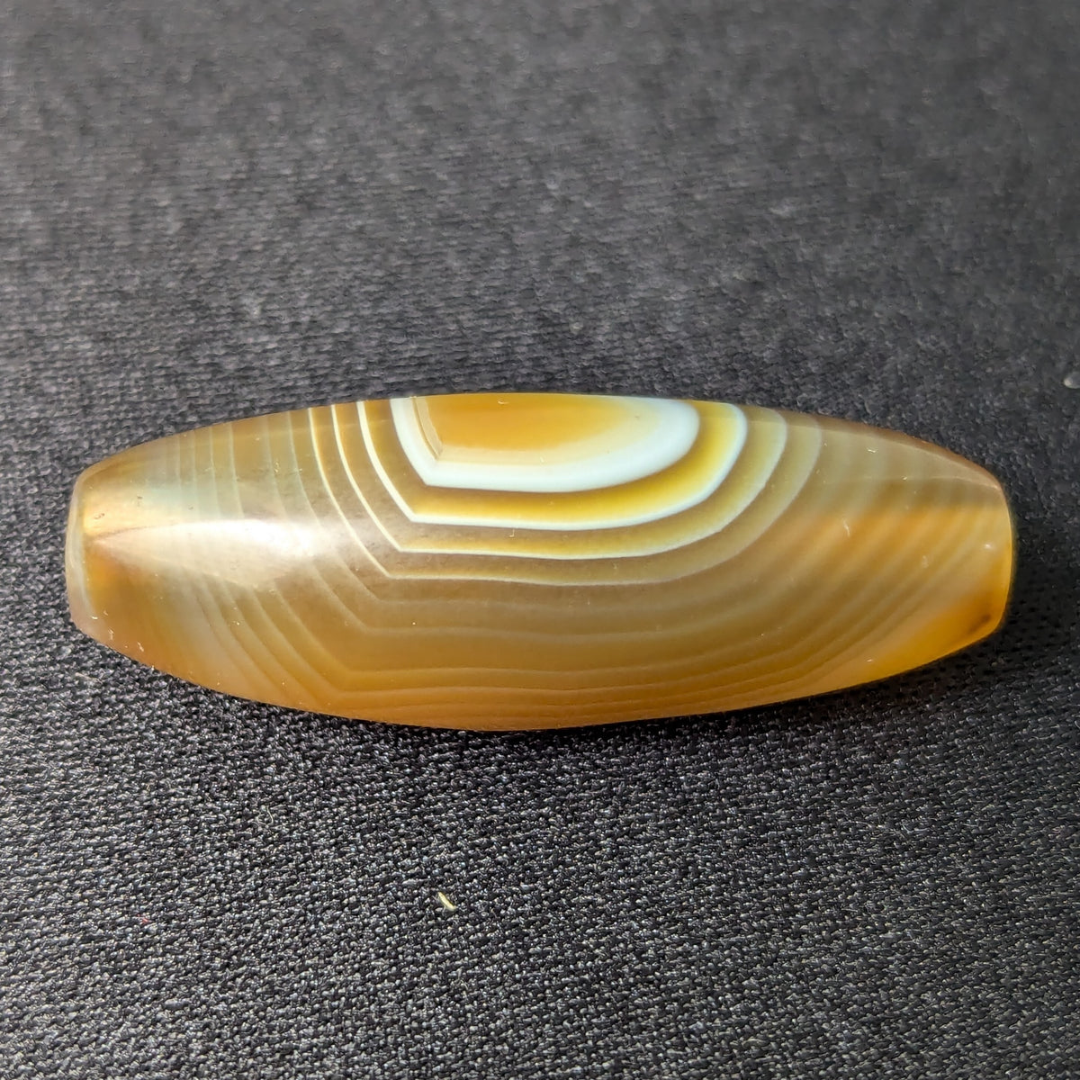 Vintage MiddleEastern Natural Eyes Yemeni Agate Bead
