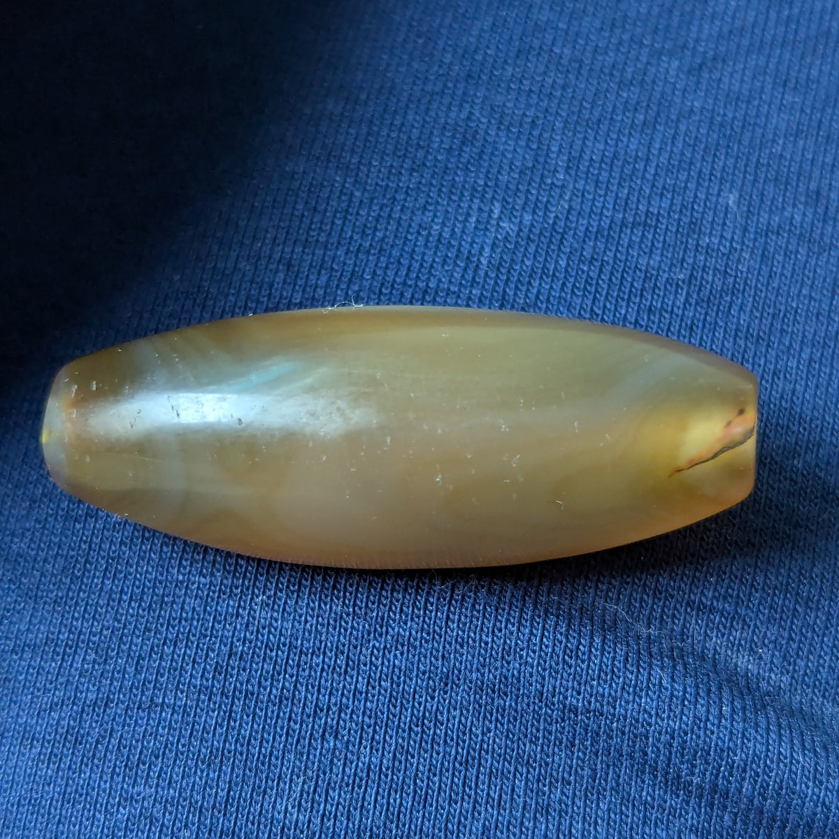 Vintage MiddleEastern Natural Eyes Yemeni Agate Bead