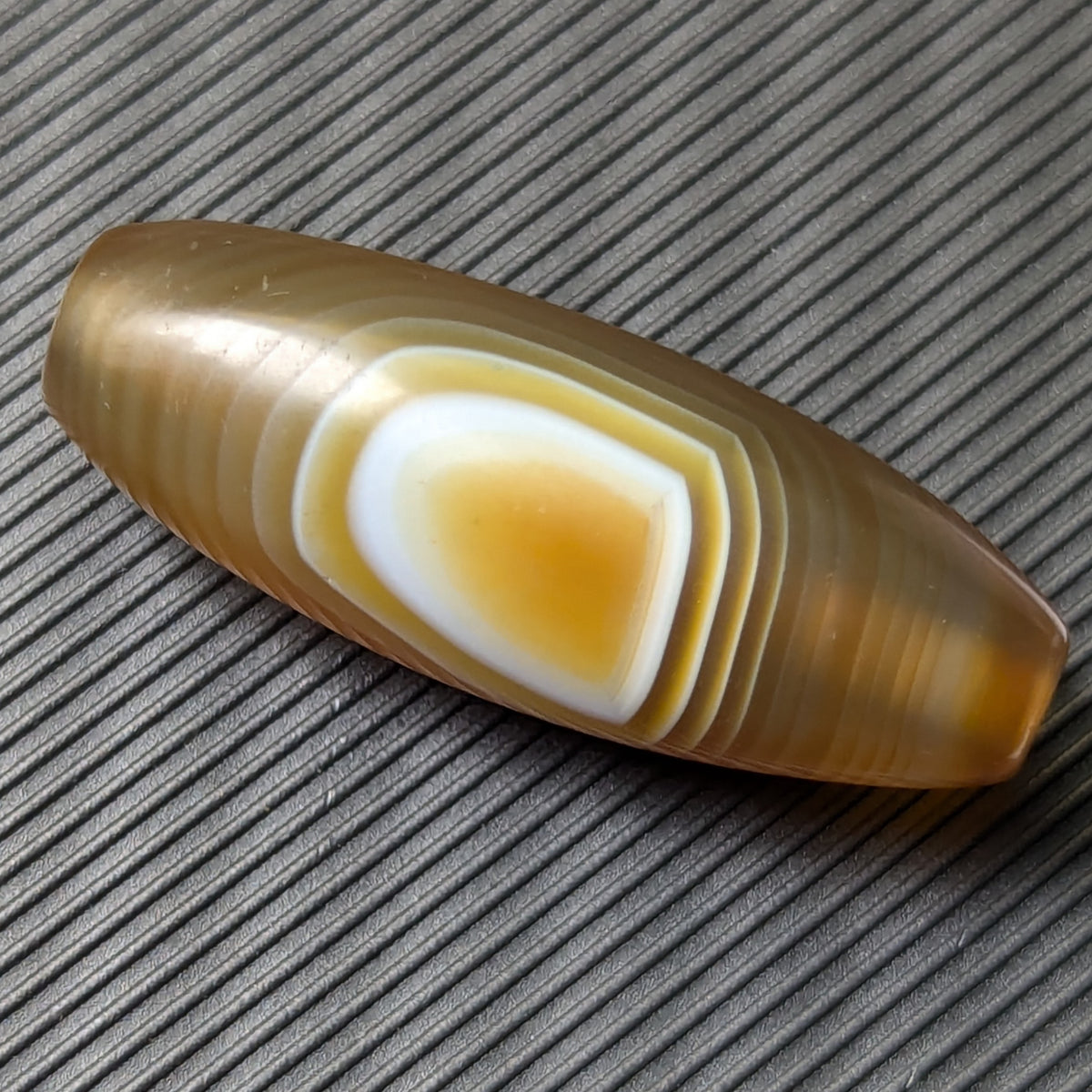 Vintage MiddleEastern Natural Eyes Yemeni Agate Bead