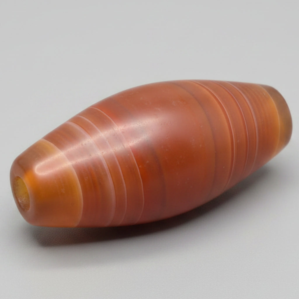 Antike afrikanische Karneol-Naturauge-Achatperle Amulett