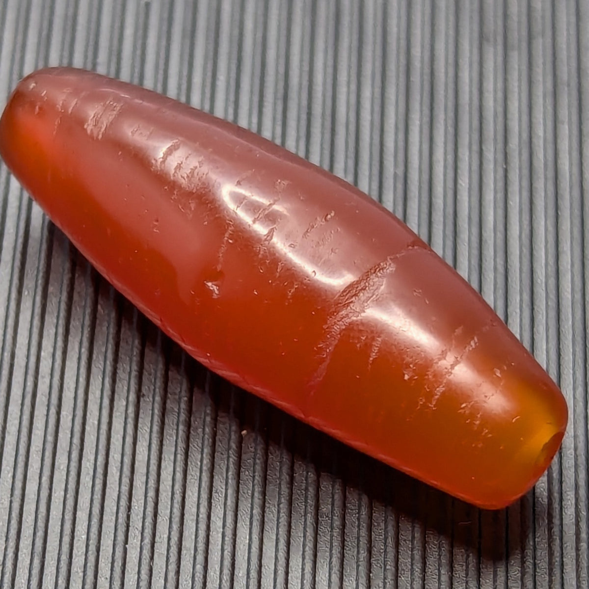 Himalayan Red Carnelian Vintage Agate Bead Amulet