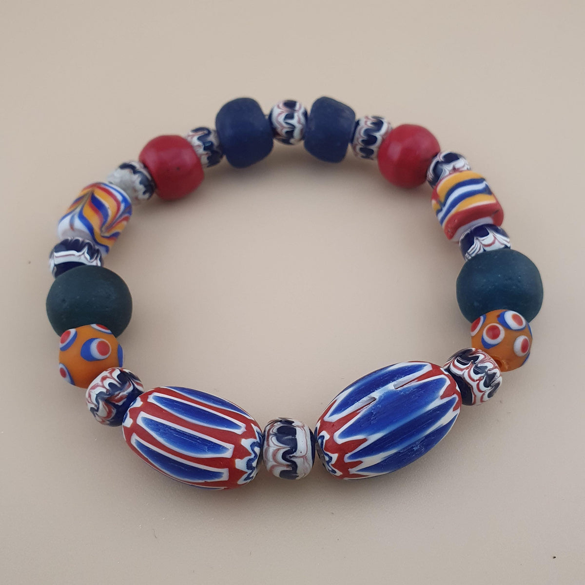 Armband aus Glasperlen im Vintage-Stil aus Venedig