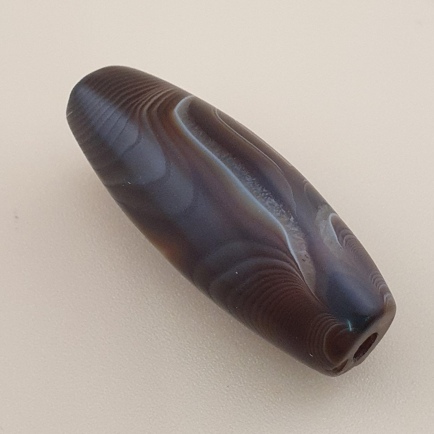 Vintage Yemeni Suliemani Natural Eye Agate Bead Amulet