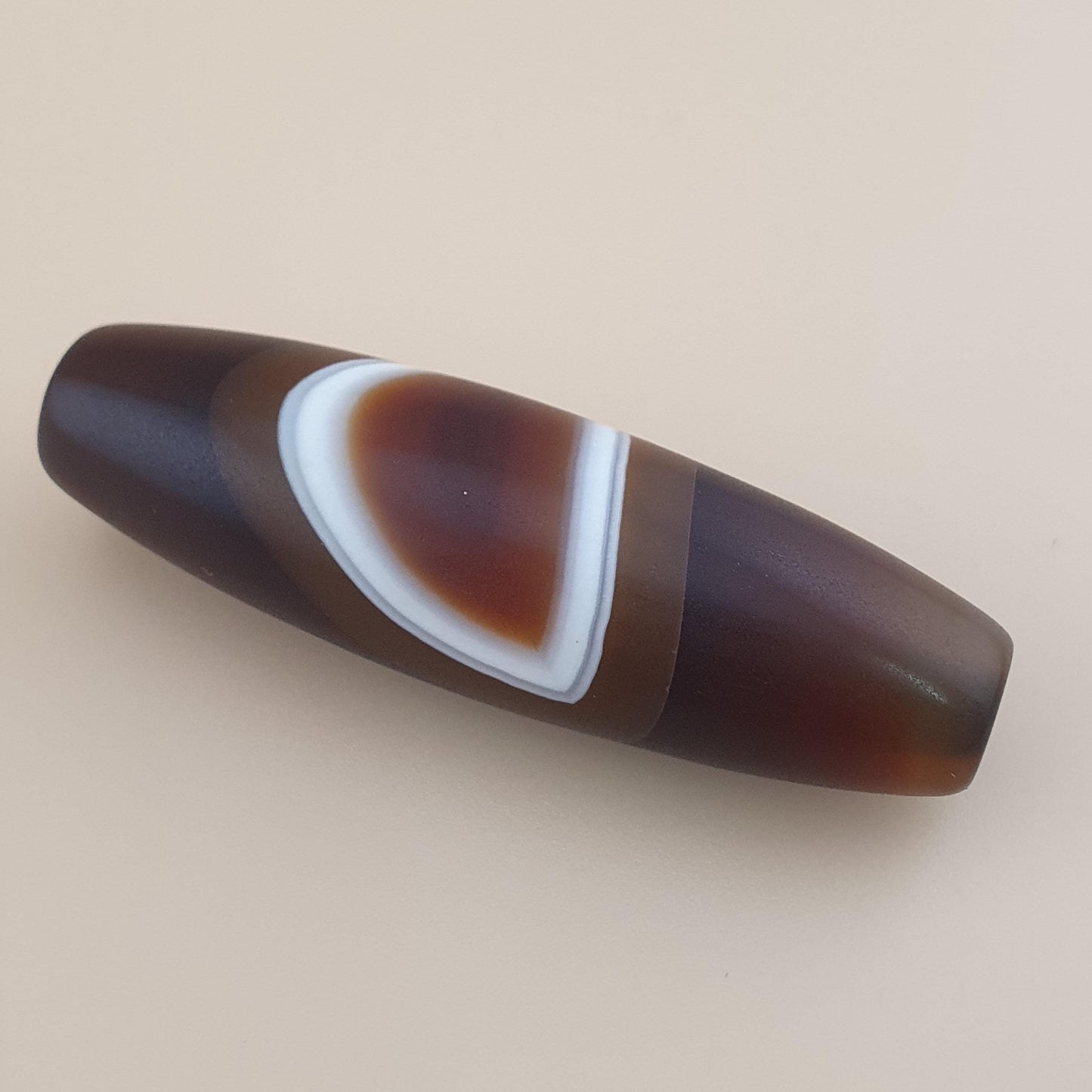 Vintage Natural Yemeni Suliemani Agate Bead Amulet
