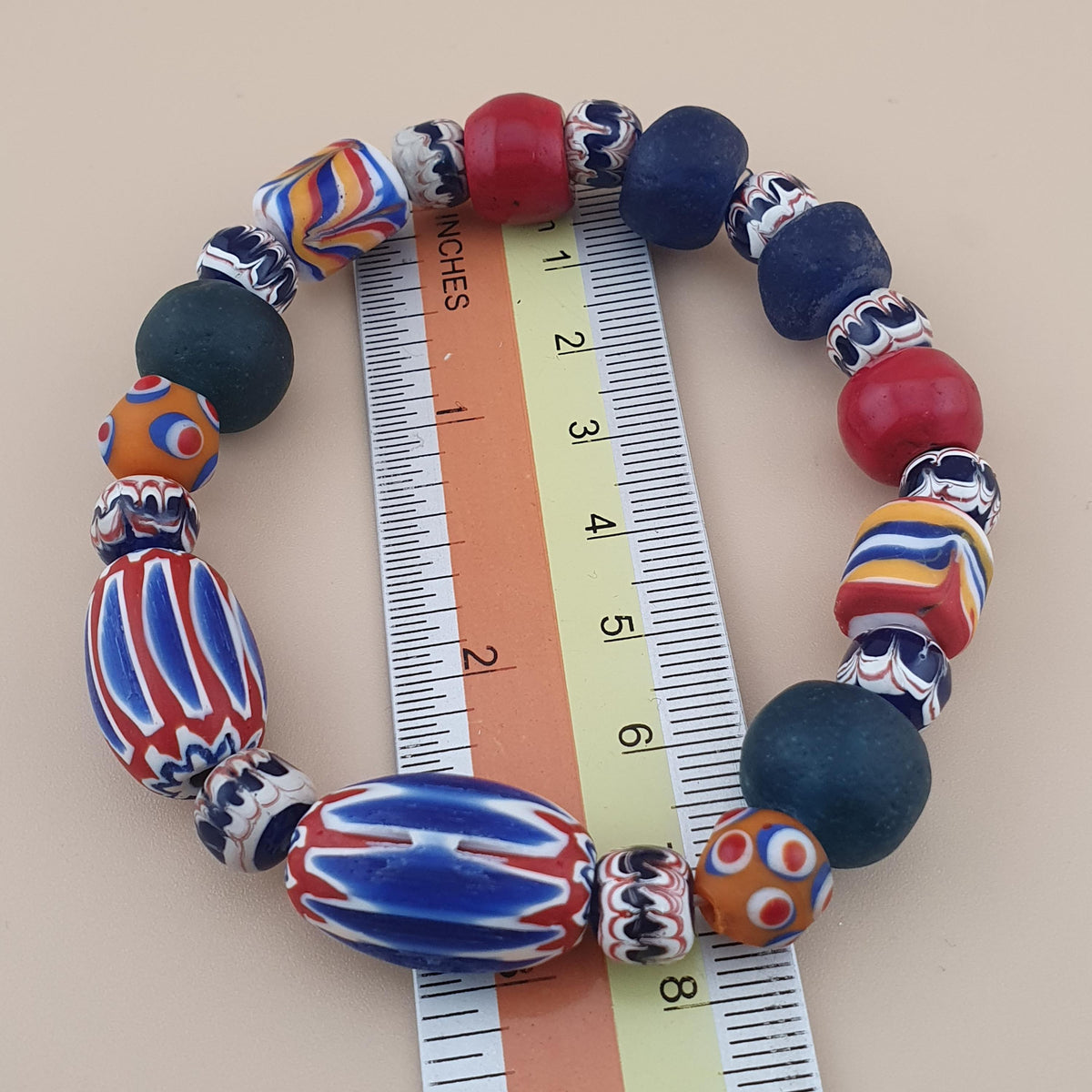 Armband aus Glasperlen im Vintage-Stil aus Venedig