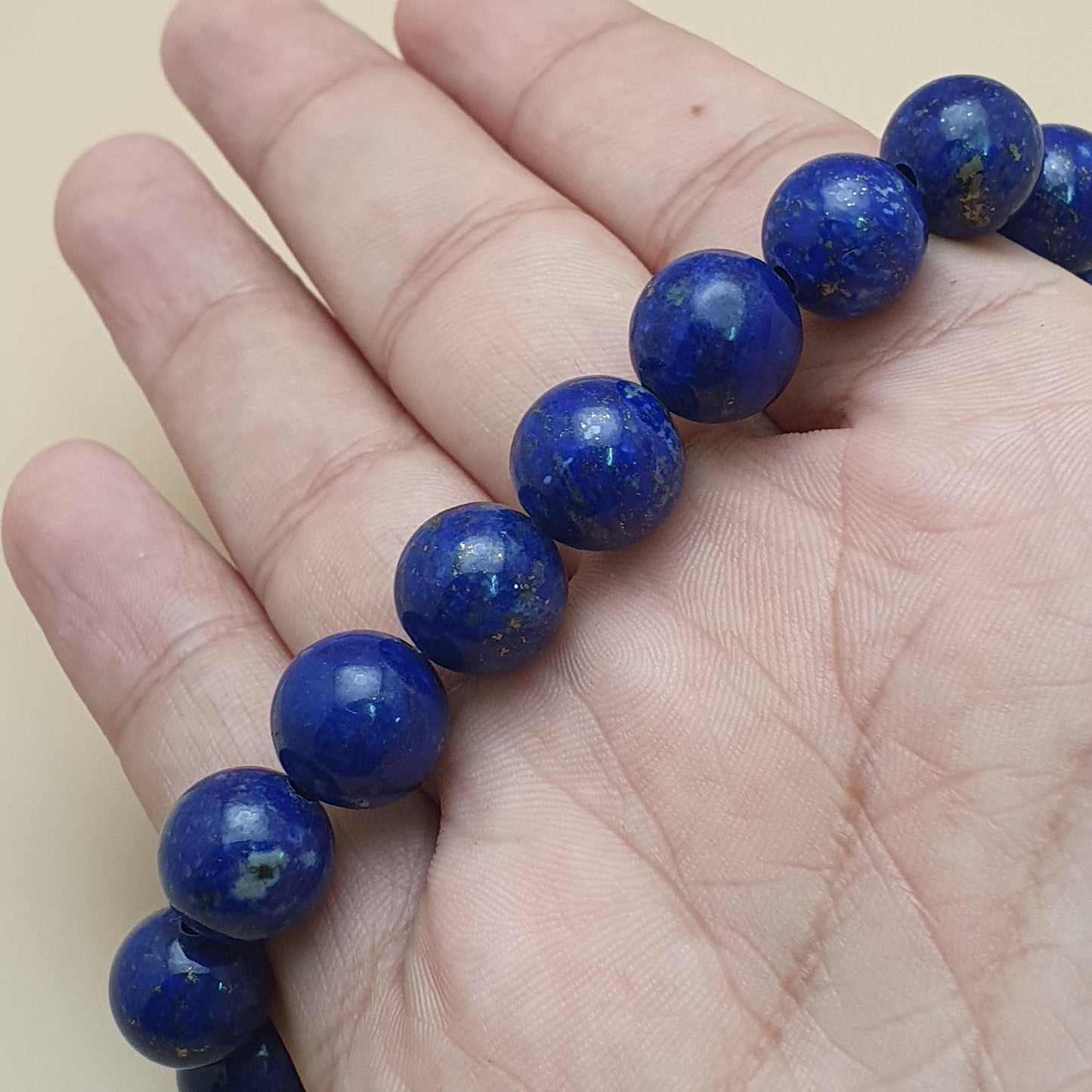 Lapislazuli Edelstein Perlen Armband
