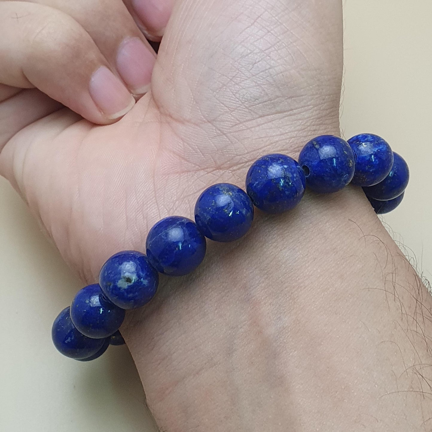 Lapislazuli Edelstein Perlen Armband