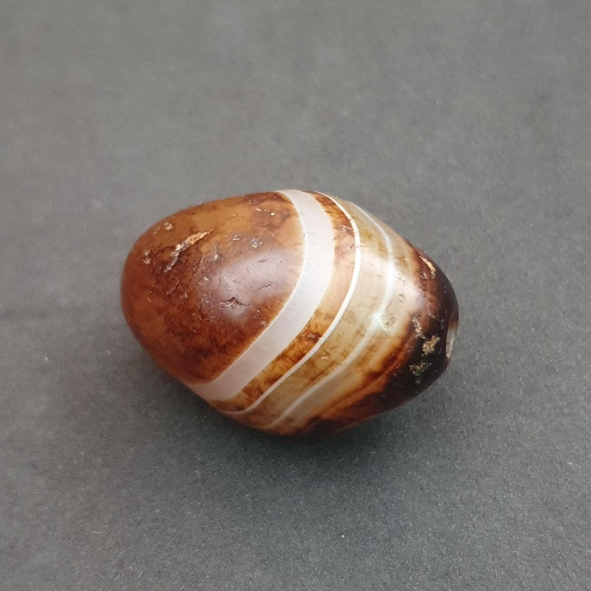 Perles d'agate œil de Souleimani vintage rares naturelles, amulette