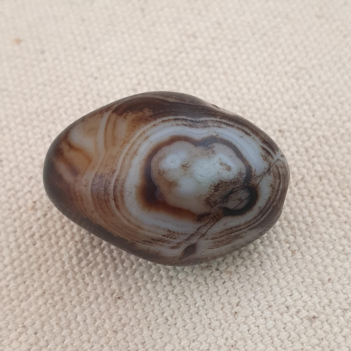 Vintage Natur Suliemani Augen Achat Perlen Amulett