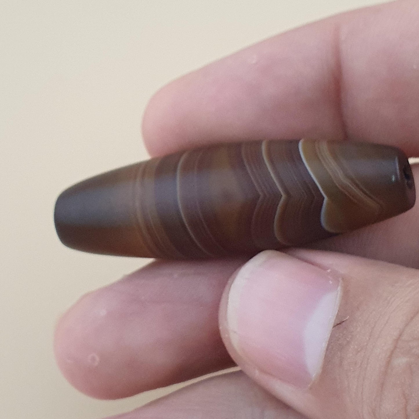 Vintage Yemeni Suliemani Natural Eyes Agate Bead Amulet